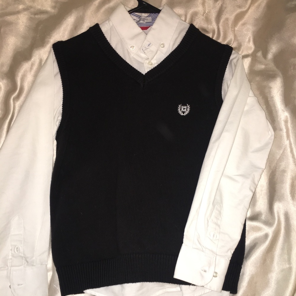 Button up and vest